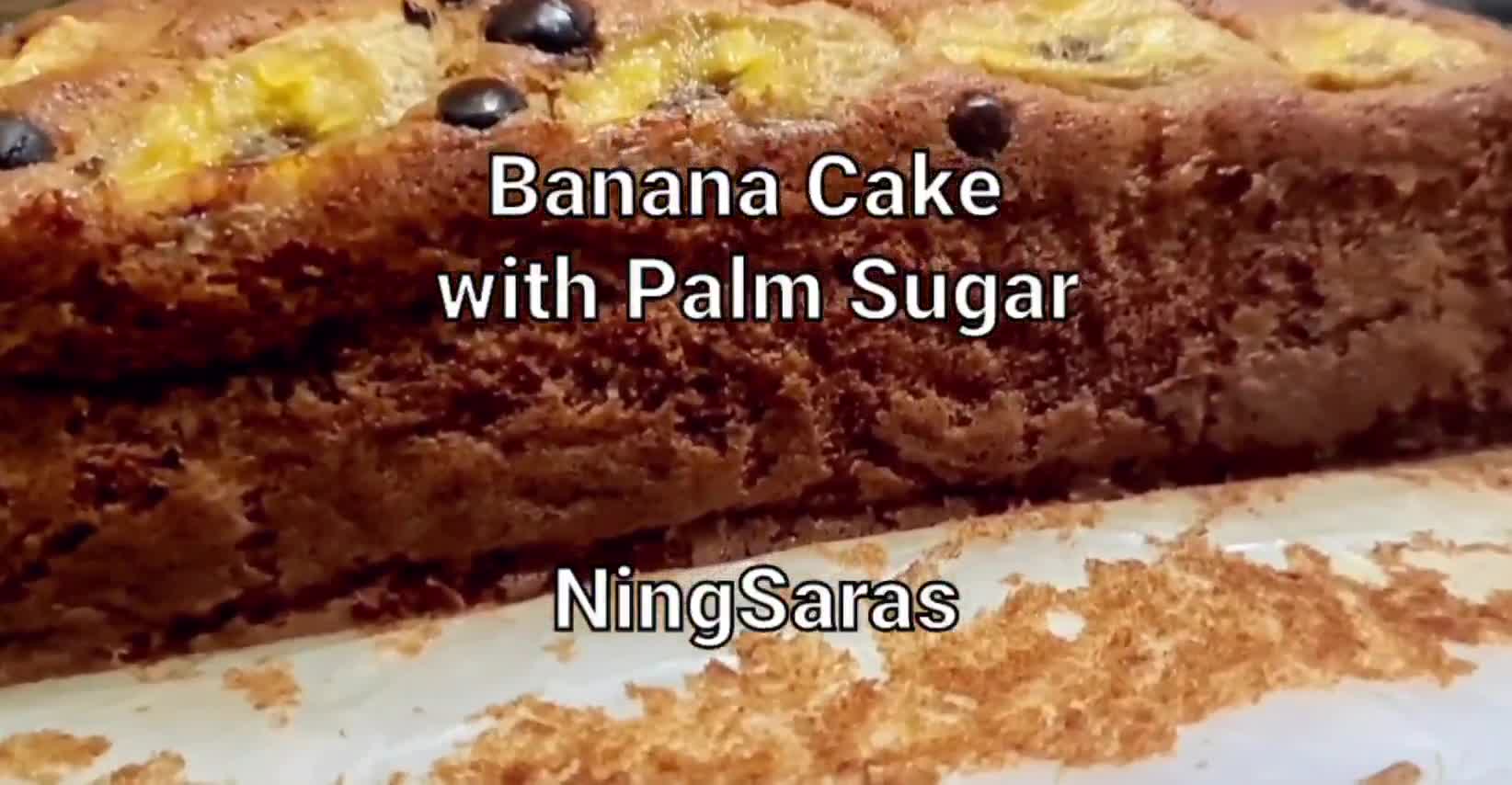 Foto langkah ke 8 dari resep Banana Cake with Palm Sugar 🧀😋.