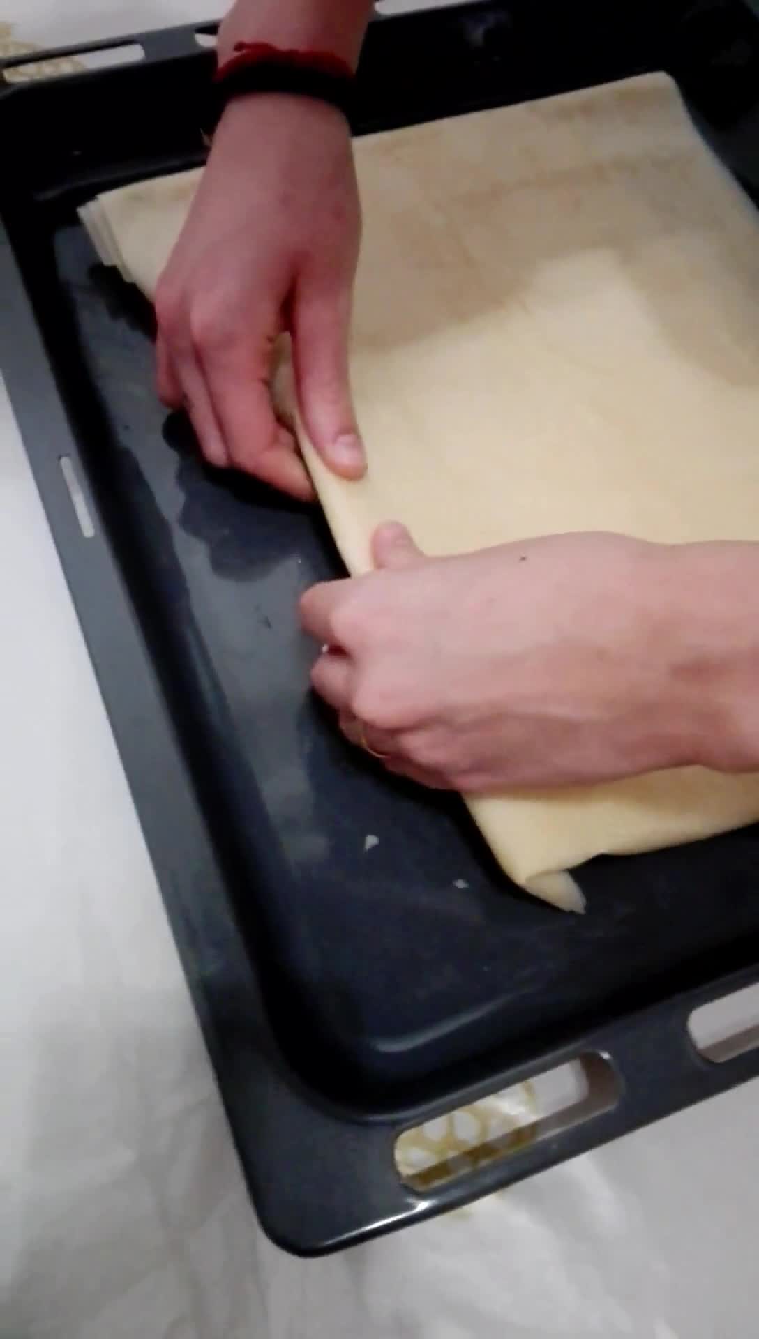 Foto del paso 4 de la receta: Pastel crujiente de queso o Mutabbaq
