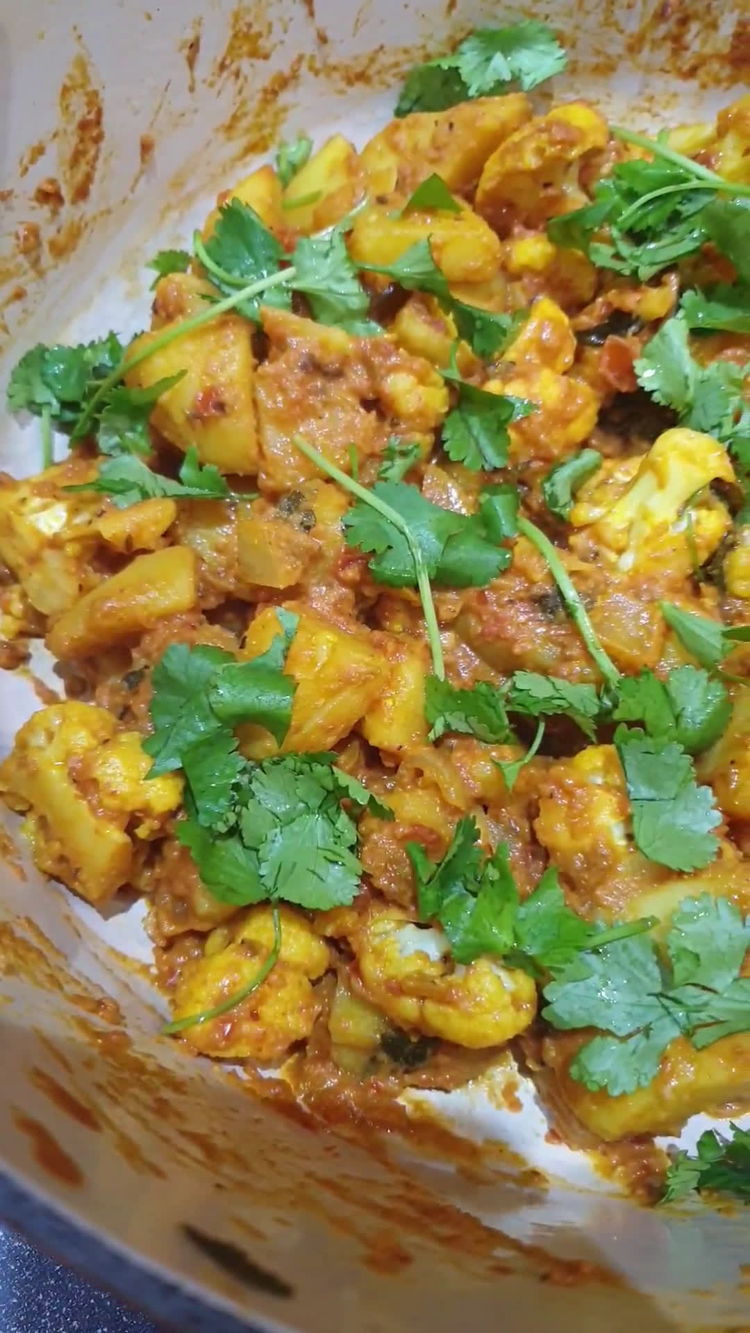A picture of step 11 of Aloo Gobi (Potato & Cauliflower) Curry.