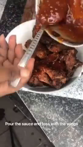 A picture of step 6 of Sticky sweet chicken wings.