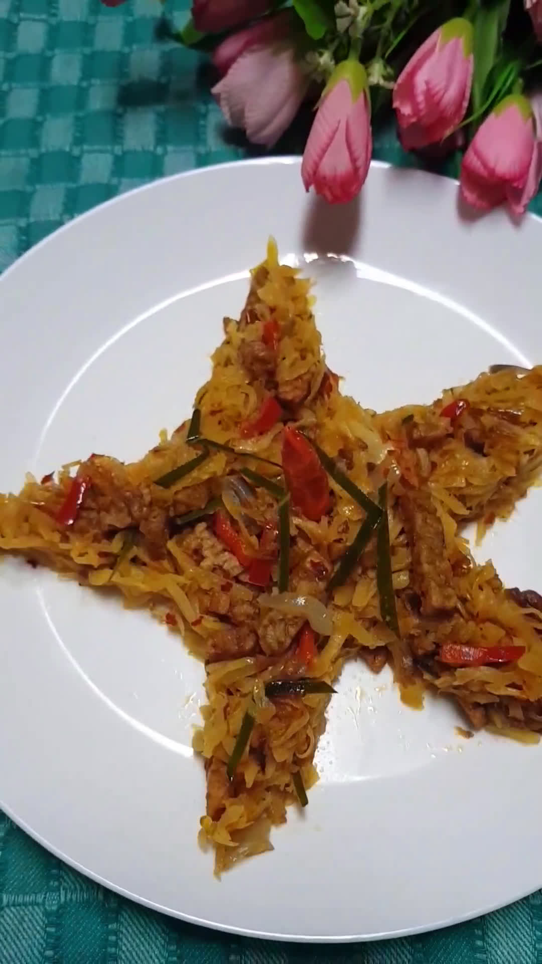 Foto langkah ke 5 dari resep Tumis Pedas Pepaya Muda.