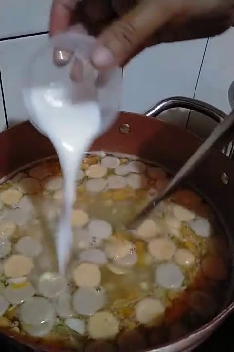 Foto langkah ke 5 dari resep Sup Jagung.