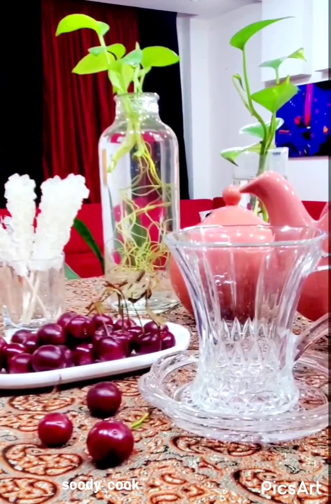 عکس مرحله 1 از دستور چای آلبالو🍒