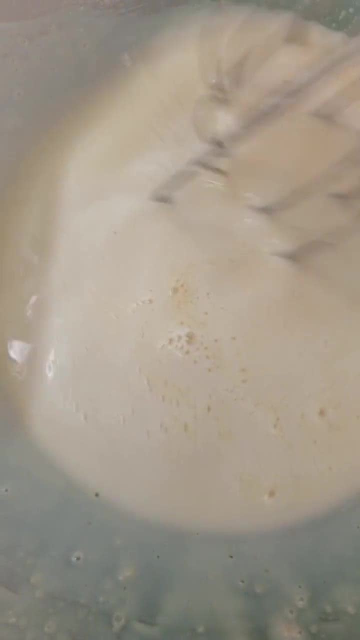 Foto langkah ke 2 dari resep Crunchy Pandan Crepes Teflon (Leker).