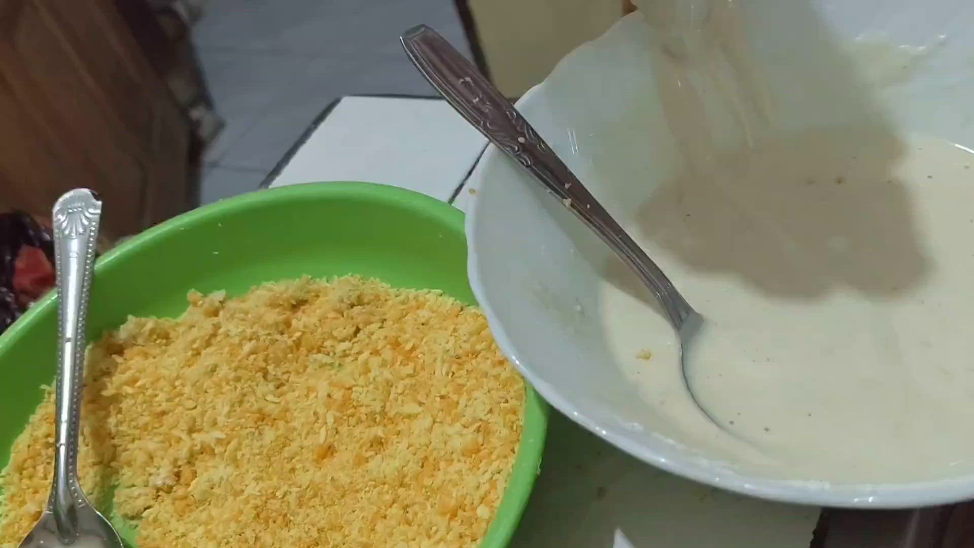 Foto langkah ke 3 dari resep Ebi Furai.