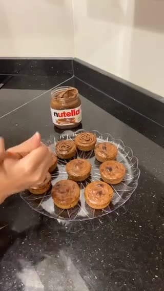 صورة لخطوة 8 من وصفة ميني تشيز كيك بالنوتيلا 🌰🍫