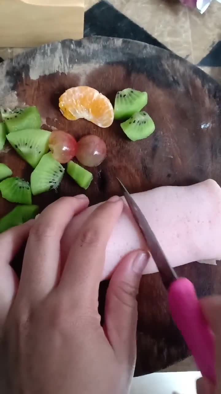 Foto langkah ke 11 dari resep Dadar Gulung Fla Buah.