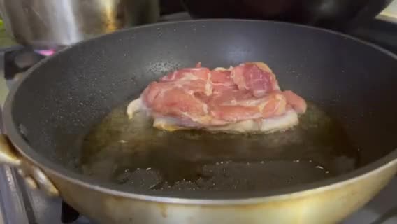とーちゃんのローストチキンのパスタ作り方1写真