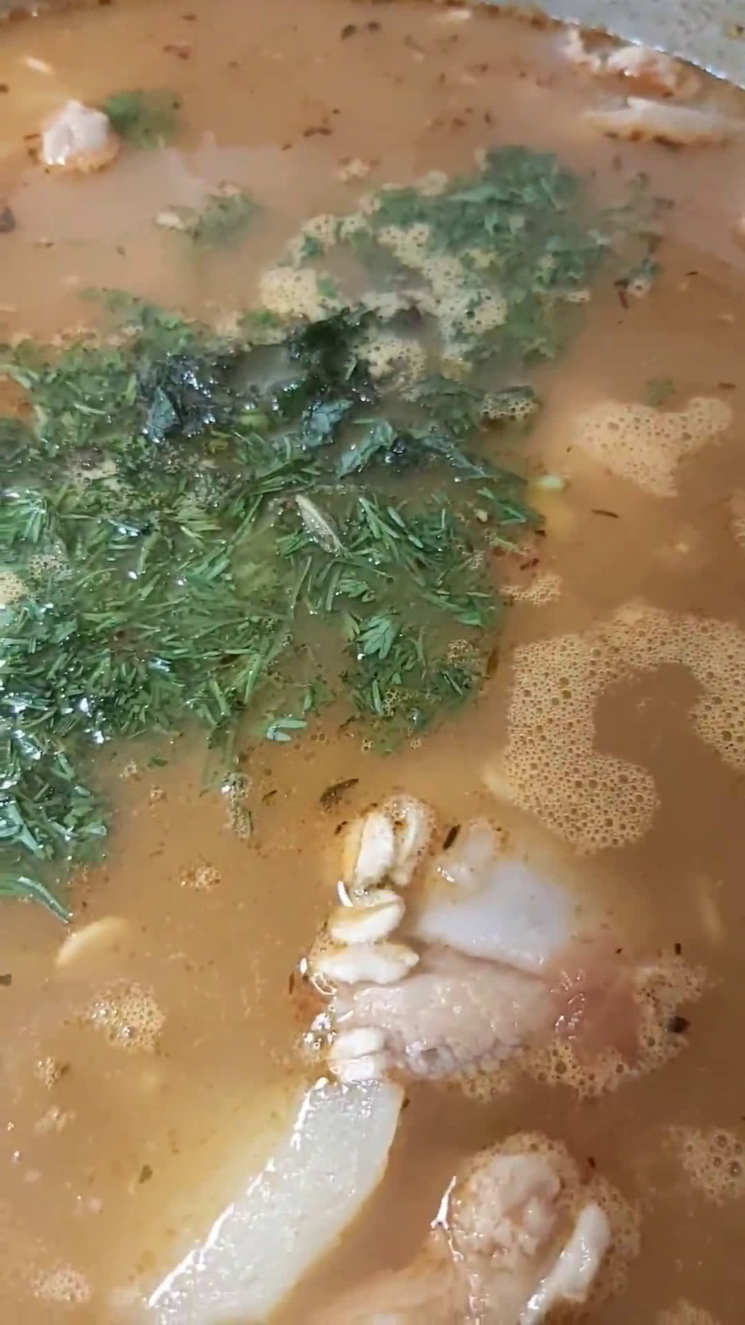 Foto del paso 5 de la receta: 👉🏽SOPA DE #AVENA CON #POLLO🍲