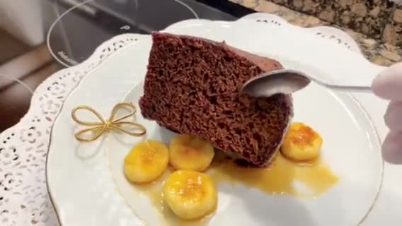 Foto del paso 15 de la receta: Pastel relleno con plátano caramelizado. (Cake filled with caramelized banana)