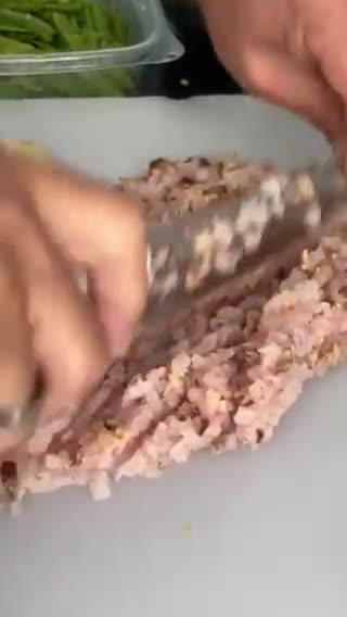 Foto del paso 3 de la receta: Balsamina rellena de pescado (comida china)