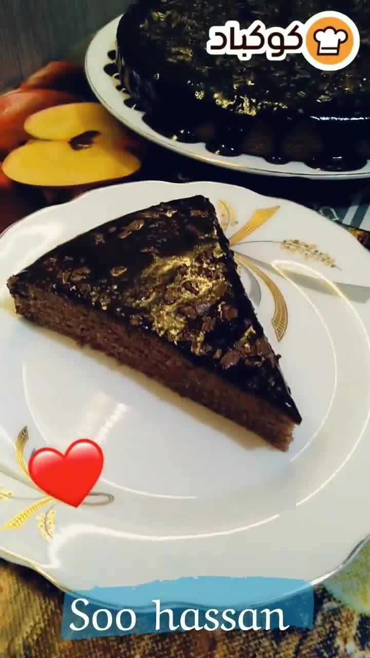 صورة لخطوة 7 من وصفة كيكة القطن الشتوية🌧️ بالشوكولاتة😋❤️
