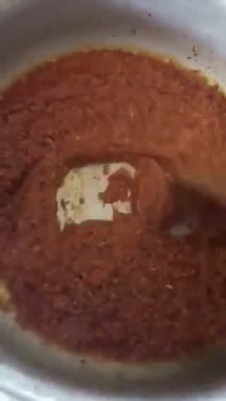 Gambar langkah 5 resipi Bubur Pedas.