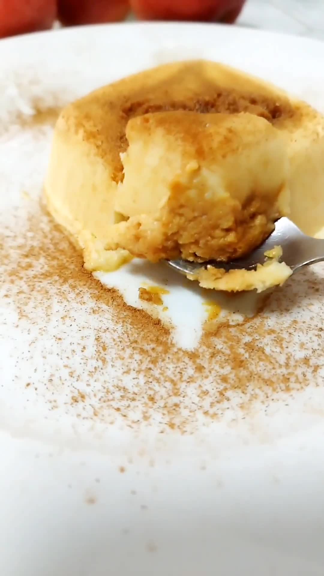 Foto del paso 5 de la receta: Flan de manzana al microondas
