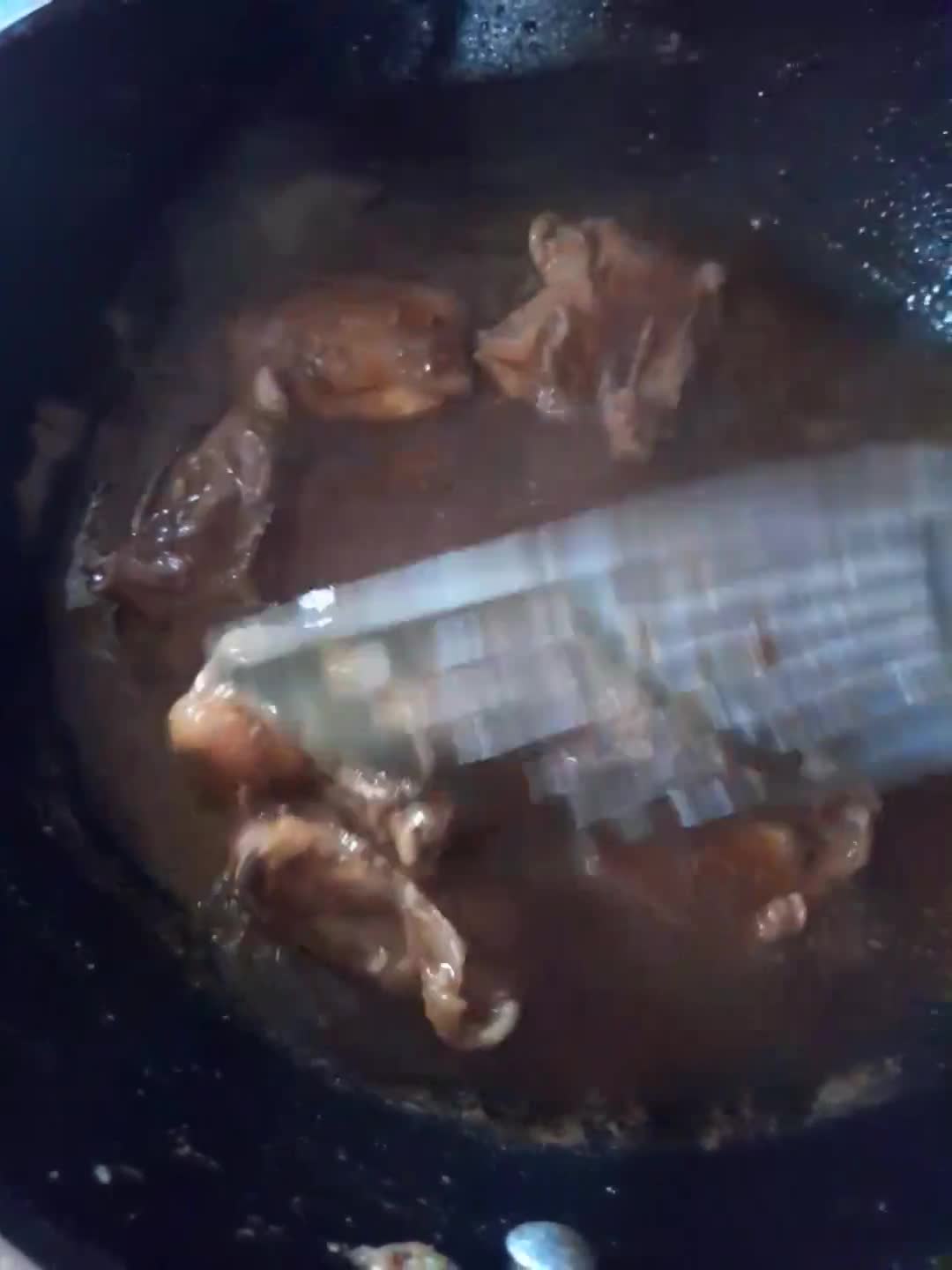 Foto langkah ke 1 dari resep Isi Piringku - Ayam Semur Tumis Sawi Putren+Pisang.