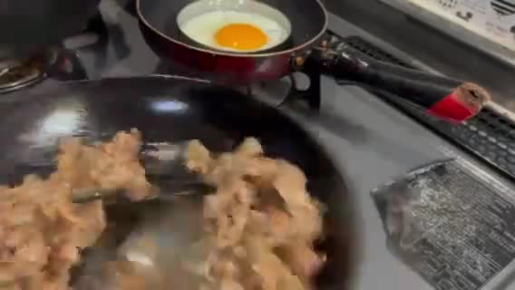 とーちゃん特製カレーミンチ丼作り方3写真