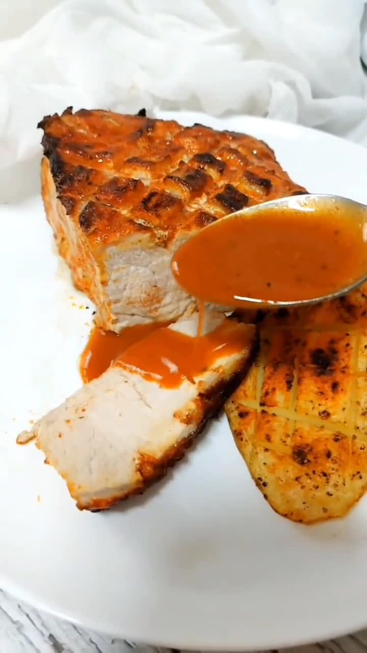 Foto del paso 3 de la receta: Lomo de cerdo en salsa de naranja y pimentón dulce