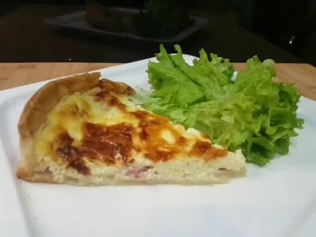 A picture of step 9 of EASY BASIC RECIPE of simple and delicious homemade french quiche.
