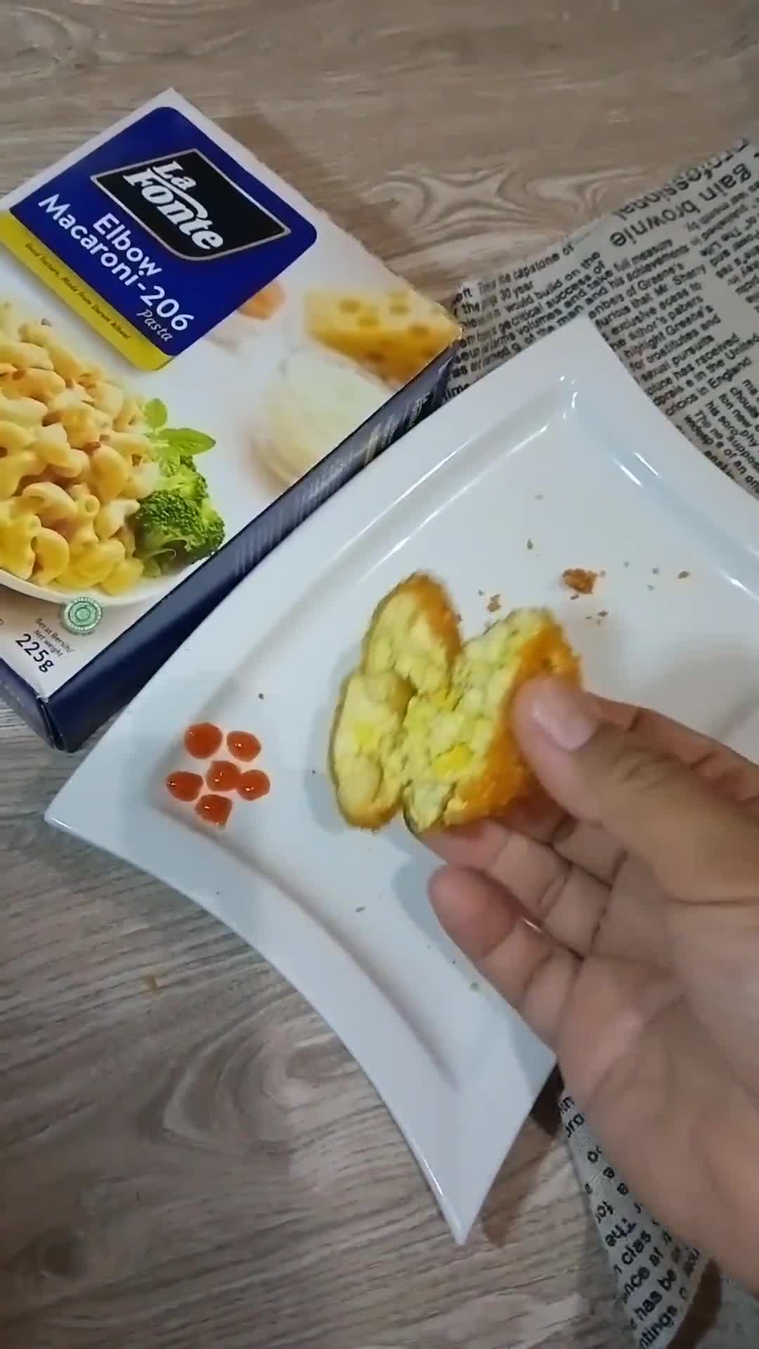 Foto langkah ke 4 dari resep Perkedel Makaroni Tahu.