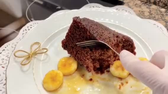 Foto del paso 17 de la receta: Pastel relleno con plátano caramelizado. (Cake filled with caramelized banana)