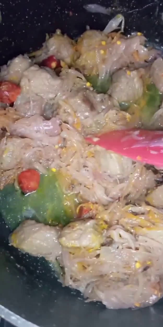 A picture of step 3 of Chatpata Beef Stew.