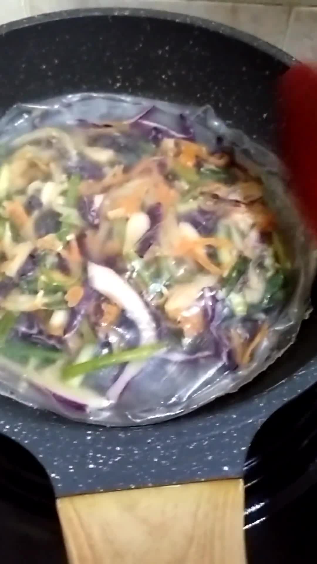 Foto langkah ke 6 dari resep Pajoen Low calorie (pancake sayur korea).