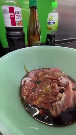 Gambar langkah 1 resipi Teriyaki Beef.