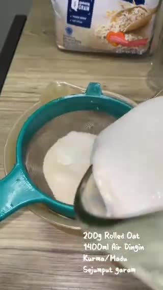 Foto langkah ke 2 dari resep Susu Oat.