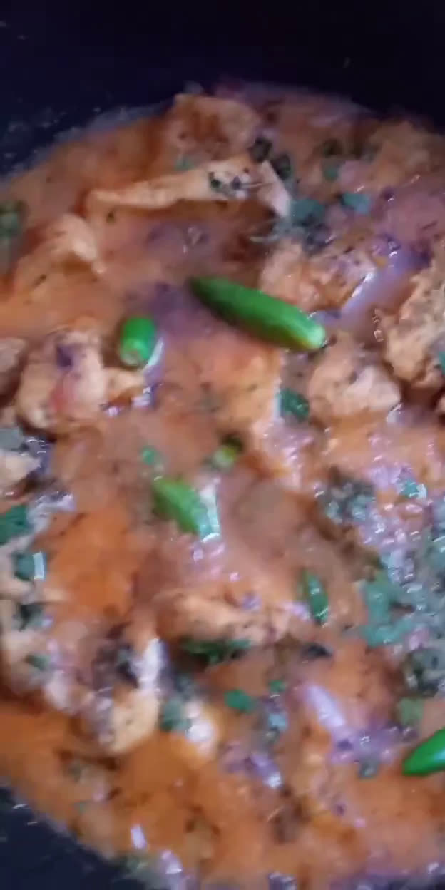 A picture of step 12 of Chicken Koila Karahi.