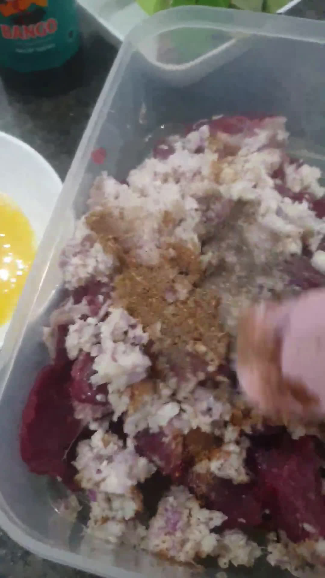 Foto langkah ke 2 dari resep Daging Lapis.