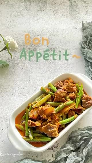 Foto langkah ke 7 dari resep Oseng Daging Buncis Pedas.