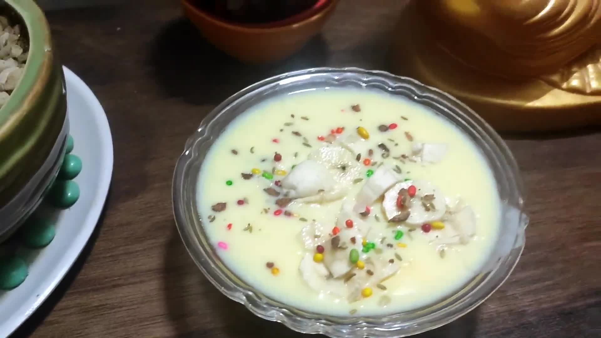 कस्टर्ड विद फ्रूट (custard with fruit recipe in Hindi) रेसिपी चरण 5 फोटो