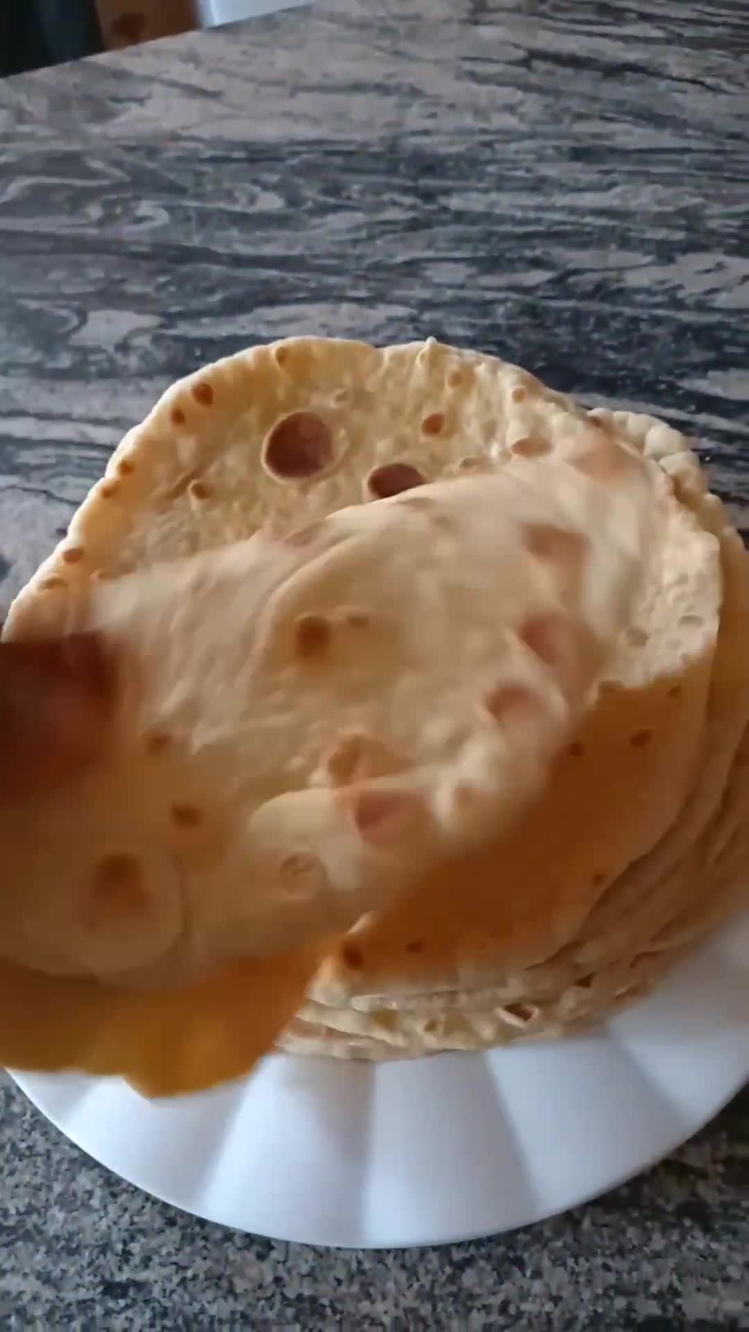 A picture of step 10 of Naan Bread.