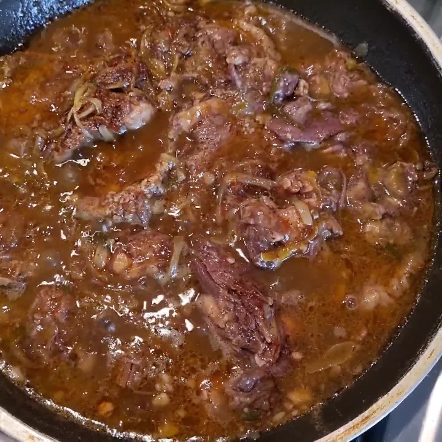 عکس مرحله 3 از دستور باقلا پلو با زبان گوساله
