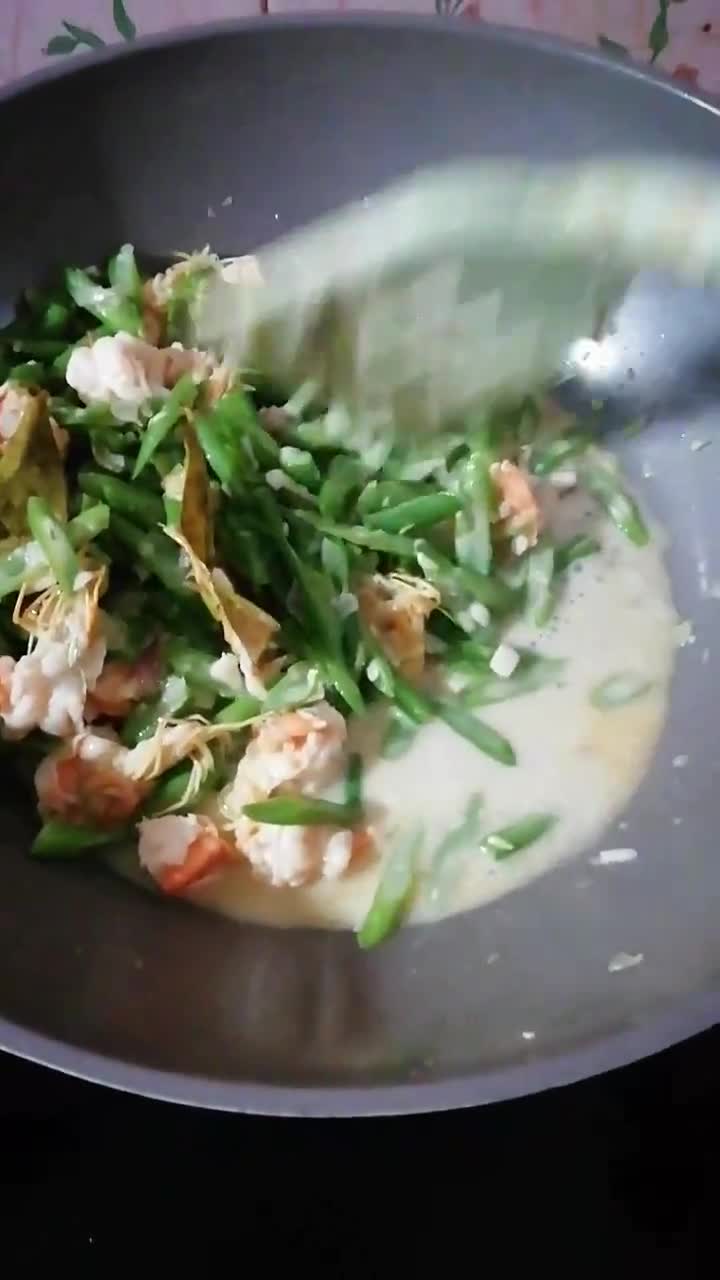 Foto langkah ke 4 dari resep 884.Tumis Buncis Udang (Bumbu Ulek).