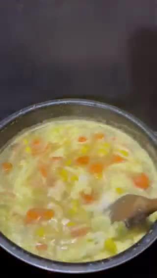 Foto langkah ke 5 dari resep Sup jagung wortel telur kental ala chinese.