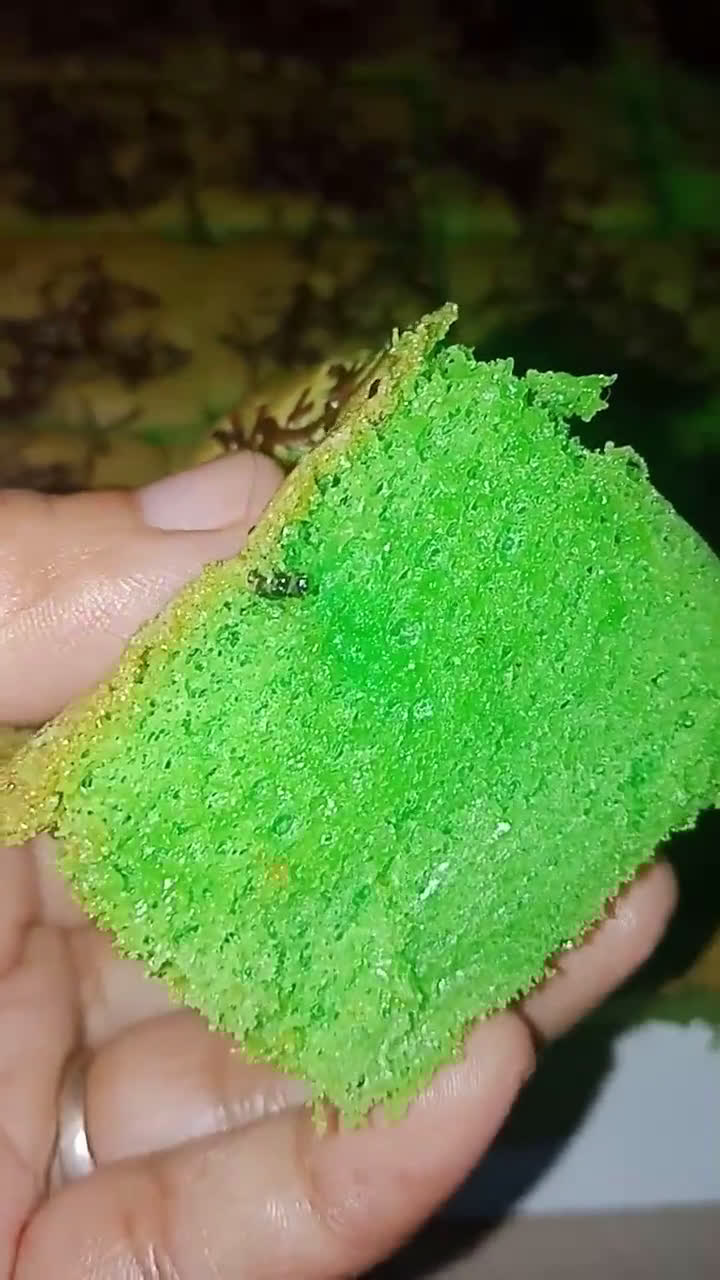 Foto langkah ke 9 dari resep Bolu sekat Pandan oven tangkring.