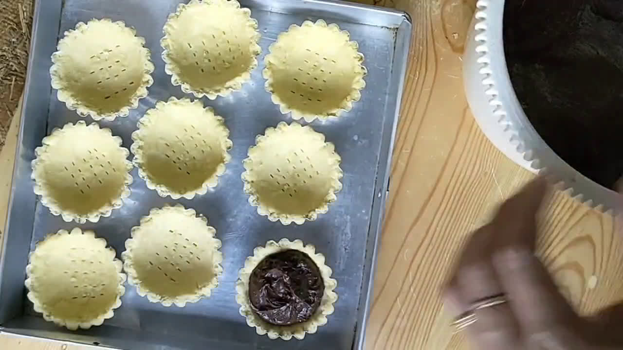 Foto langkah ke 6 dari resep Pie Brownies Tepung Ketan Keju (478).