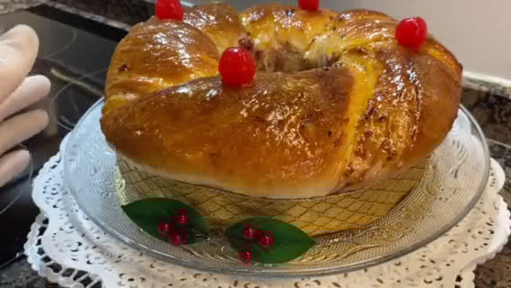 Foto del paso 20 de la receta: Brioche navideño con mermelada de frambuesas