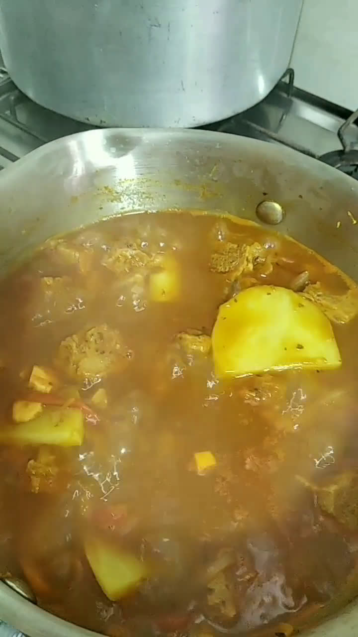 Foto del paso 4 de la receta: Estofado vegano de proteína vegetal 🍛 :)