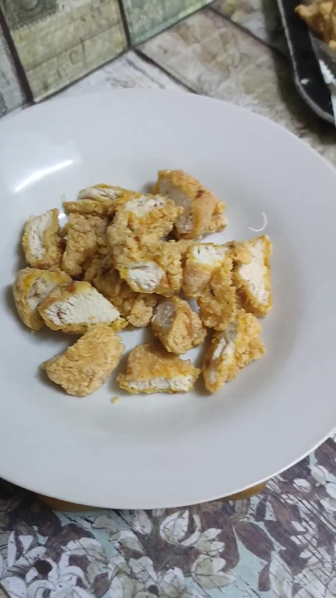 Gambar langkah 8 resipi Ayam Gunting.