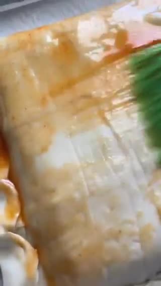 Foto del paso 6 de la receta: Hojaldre de verdura asada, jamón y queso