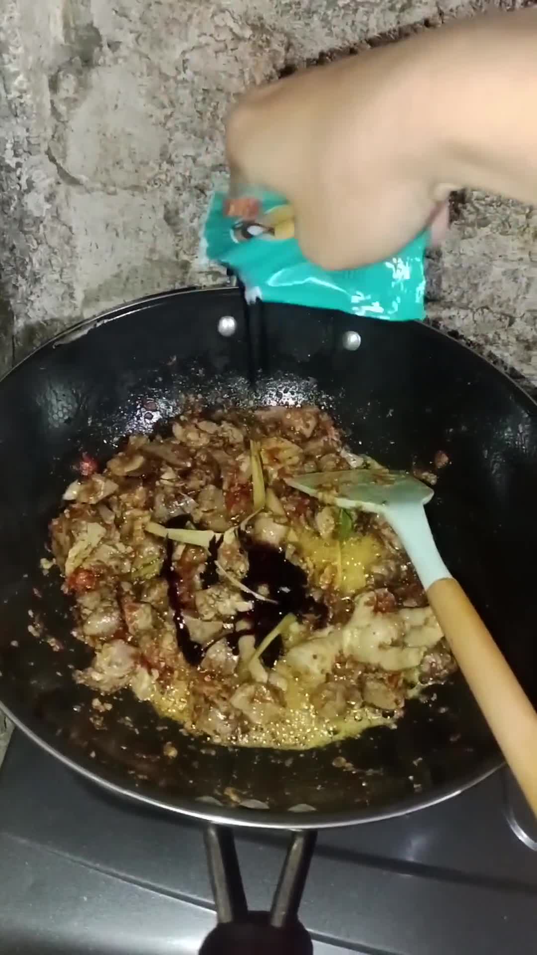 Foto langkah ke 8 dari resep Ati Ampela Bumbu Kecap.