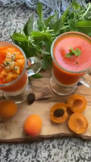 Une image de l'étape 10 de 🍑ABRICOTS 🍑PANNA COTTA🍧FRUITTE.