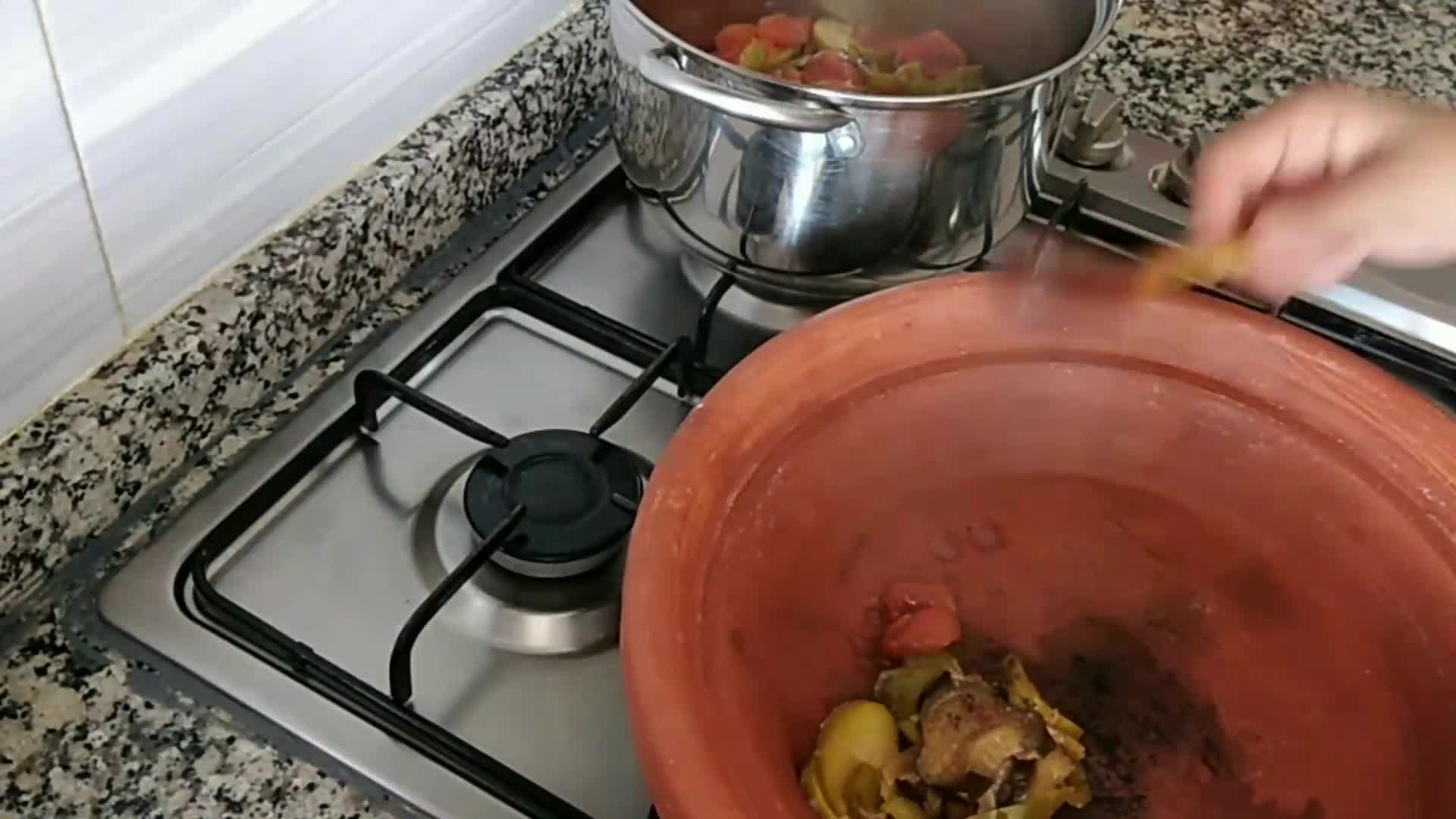 صورة لخطوة 5 من وصفة طاجين بالخضر