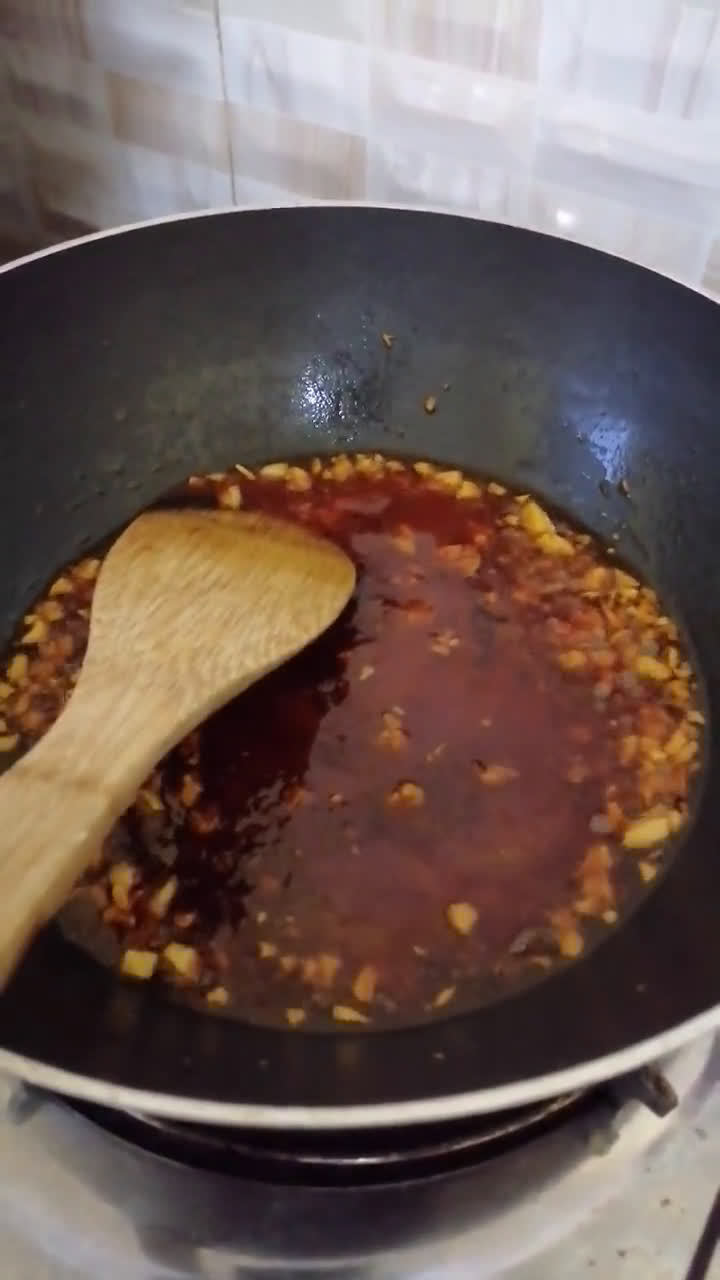 Gambar langkah 6 resipi Rice Paper Tteokbokki.