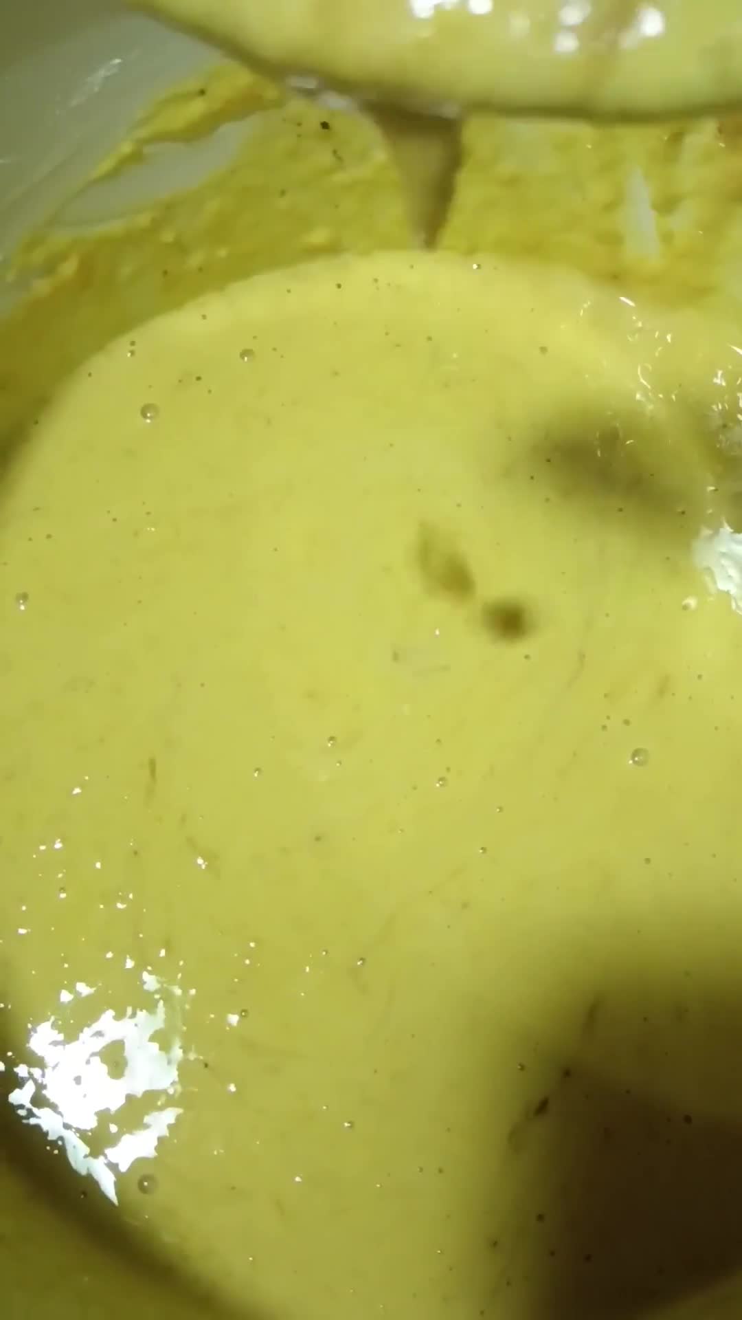 Gambar langkah 8 resipi Kabocha Mochi Pancake.