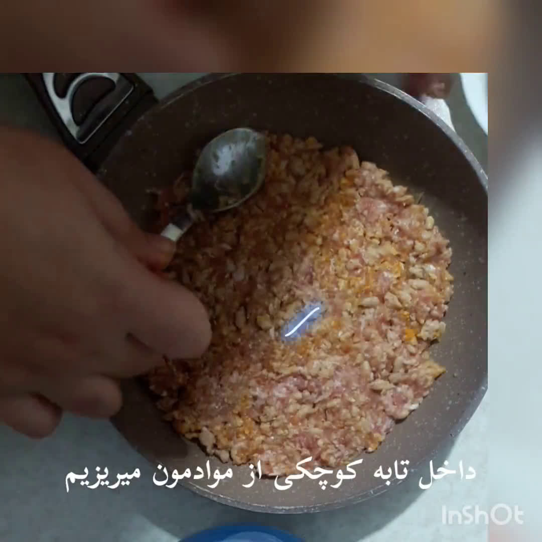 عکس مرحله 2 از دستور کباب لاپلو