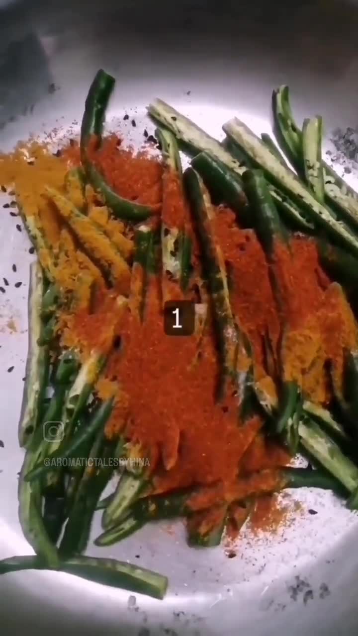 A picture of step 4 of Instant Chilli achar.