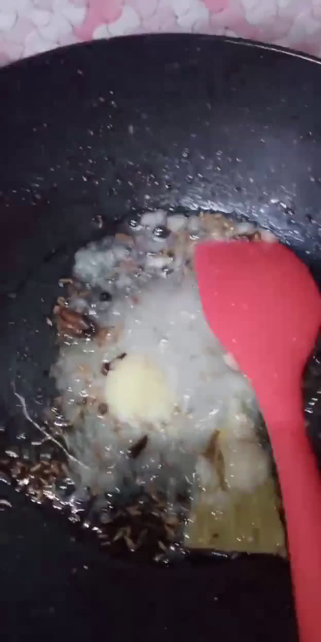 A picture of step 2 of Mash Fry Daal - Dhaba Style.